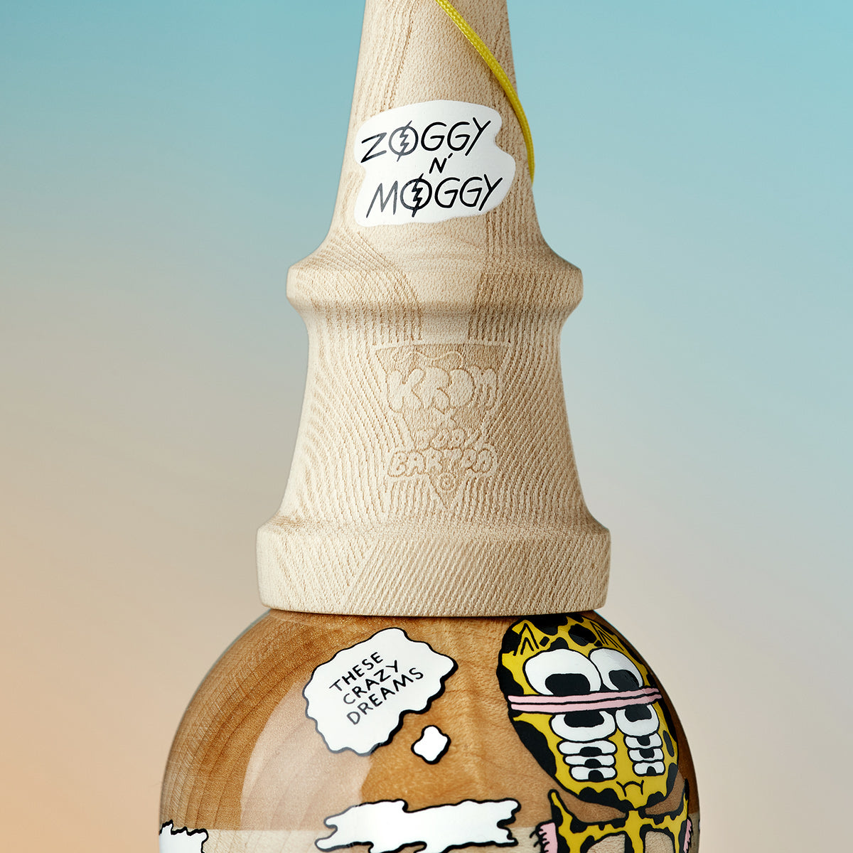 KROM Kendama Jody Barton Zoggy Moggy Crazy Dreams Logo