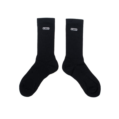 BOX LOGO SOCKS BLACK