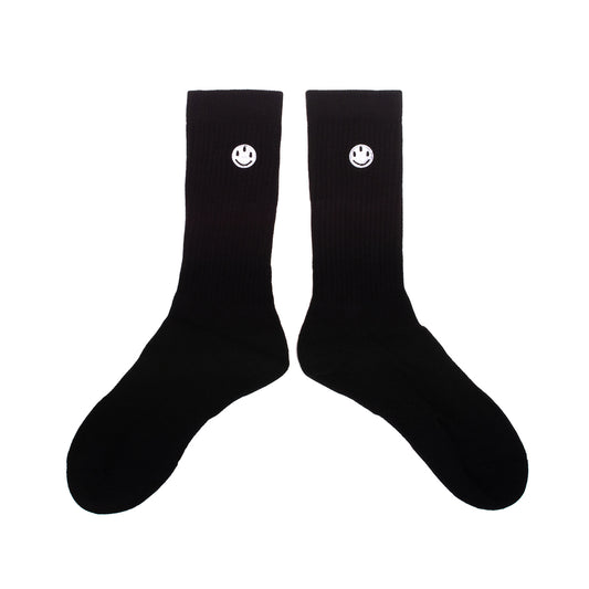 SMILEY SOCKS BLACK